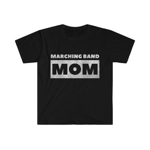 Marching Band Mom - Silver - Unisex Softstyle T-Shirt