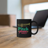 Pitch Please - Trumpet - 11oz Black Mug