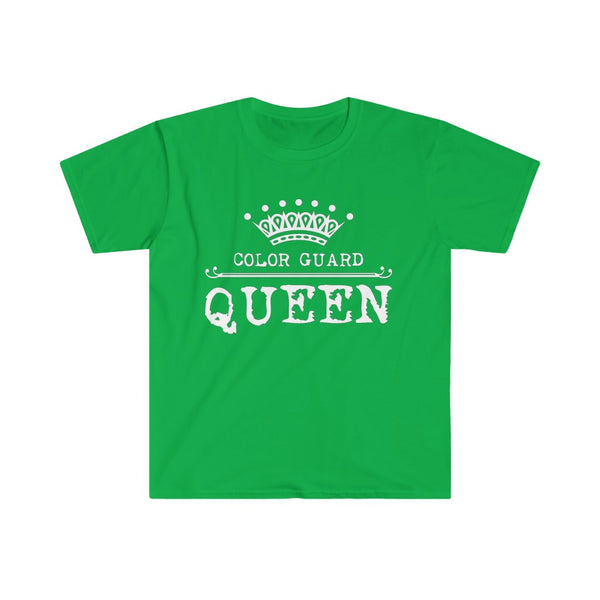 Color Guard Queen - Crown 2 - Unisex Softstyle T-Shirt – Band Mom Designs