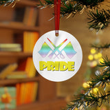 Pride - Color Guard - Rainbow - Metal Ornament