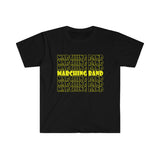 Marching Band - Retro - Yellow - Unisex Softstyle T-Shirt