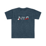 Flute - Heartbeat - Unisex Softstyle T-Shirt