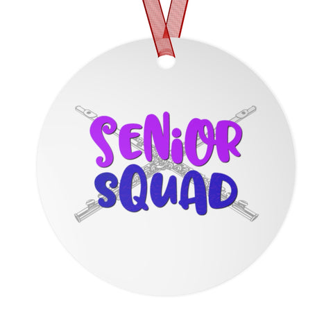 Senior Squad - Flute - Metal Ornament