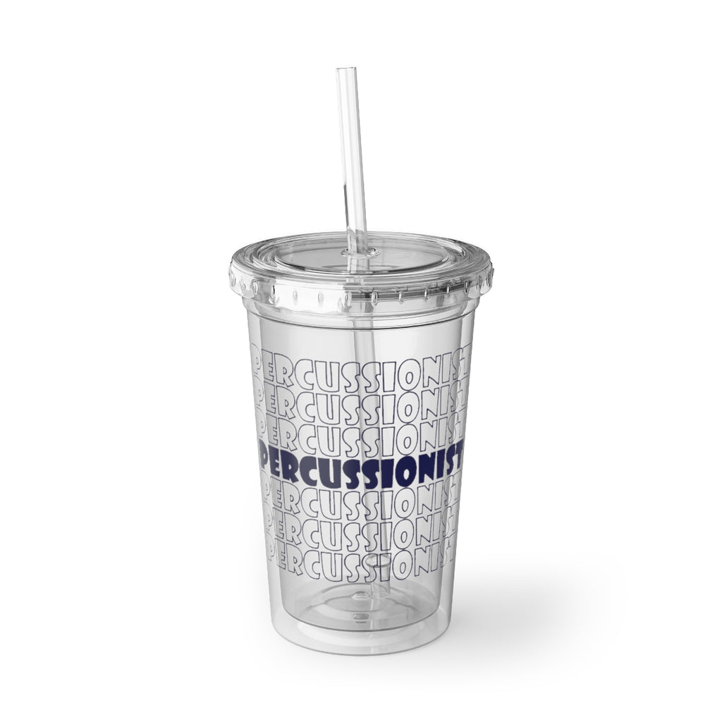 Percussionist - Retro - Navy - Suave Acrylic Cup