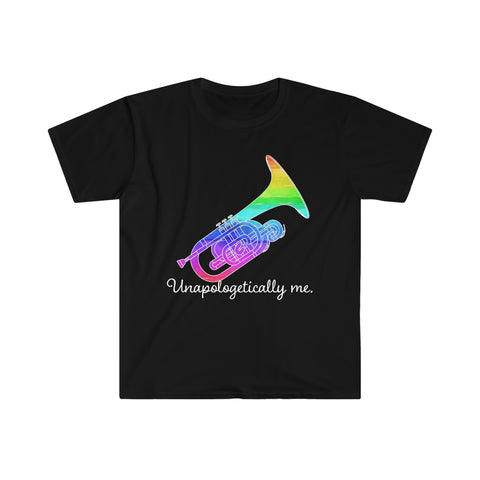 Unapologetically Me - Rainbow - Mellophone - Unisex Softstyle T-Shirt