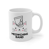 Meowching Band 2 - 11oz White Mug