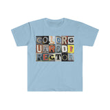 Color Guard Director - Artsy Alphabet - Unisex Softstyle T-Shirt