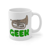 Band Geek - Baritone - 11oz White Mug