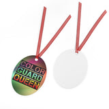 Color Guard Queen 7 - Metal Ornament