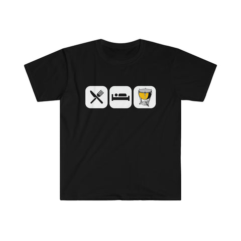 Eat, Sleep, Play - Timpani - Unisex Softstyle T-Shirt