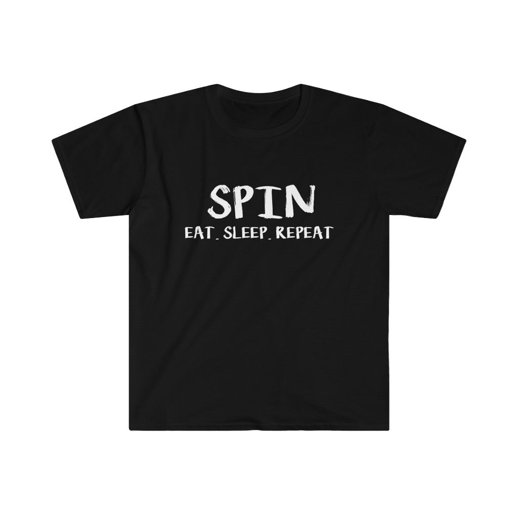 SPIN. Eat. Sleep. Repeat - Color Guard - Unisex Softstyle T-Shirt
