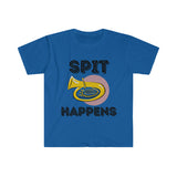 Spit Happens - Tuba - Unisex Softstyle T-Shirt