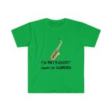 Instrument Chooses - Alto Sax - Unisex Softstyle T-Shirt