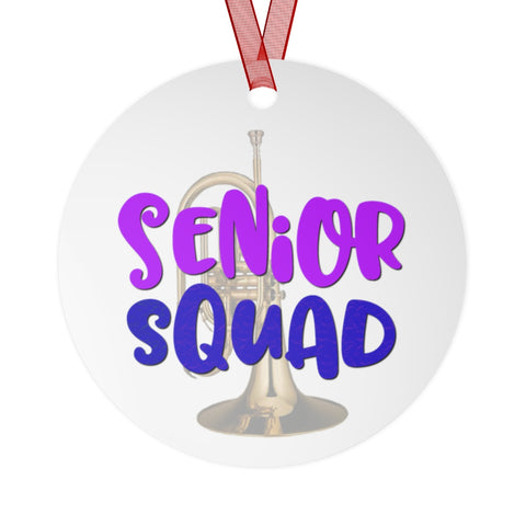 Senior Squad - Mellophone - Metal Ornament
