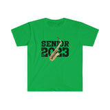 Senior 2023 - Black Lettering - Alto Sax - Unisex Softstyle T-Shirt