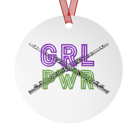 GRL PWR - Flute - Metal Ornament