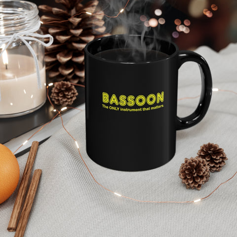 Bassoon - Only 2 - 11oz Black Mug