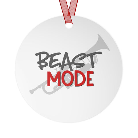 Beast Mode - Trumpet - Metal Ornament