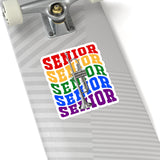 Senior Rainbow - Trumpet - Kiss-Cut Stickers