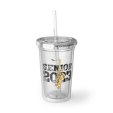 Senior 2023 - Black Lettering - Tenor Sax - Suave Acrylic Cup