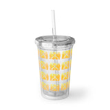 Vintage Yellow Cloud - Drumsticks - Suave Acrylic Cup - Pattern