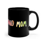 Marching Band Mom - Watercolor - 11oz Black Mug