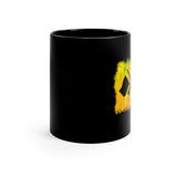 Vintage Yellow Cloud - Color Guard - 11oz Black Mug