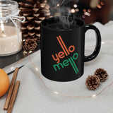 Mellophone - Yello Mello - Orange - 11oz Black Mug