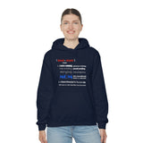 Band Mom Definition - Red, White, Blue - Hoodie