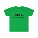 SPIN. Eat. Sleep. Repeat 9 - Color Guard - Unisex Softstyle T-Shirt