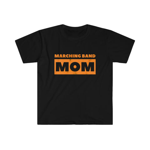 Marching Band Mom - Orange - Unisex Softstyle T-Shirt