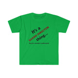 Guard Director Thing 2 - Unisex Softstyle T-Shirt