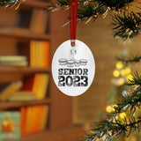 Senior 2023 - Black Lettering - Tenors/Quads - Metal Ornament