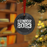 Senior 2023 - White Lettering - Bassoon - Metal Ornament
