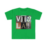Viola - Artsy Alphabet - Unisex Softstyle T-Shirt