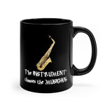 Instrument Chooses - Alto Sax 2 - 11oz Black Mug