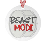 Beast Mode - Bass Drum - Metal Ornament