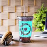Vintage Turquoise Wood - Snare Drum - Suave Acrylic Cup