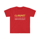 Clarinet - Tears - Unisex Softstyle T-Shirt