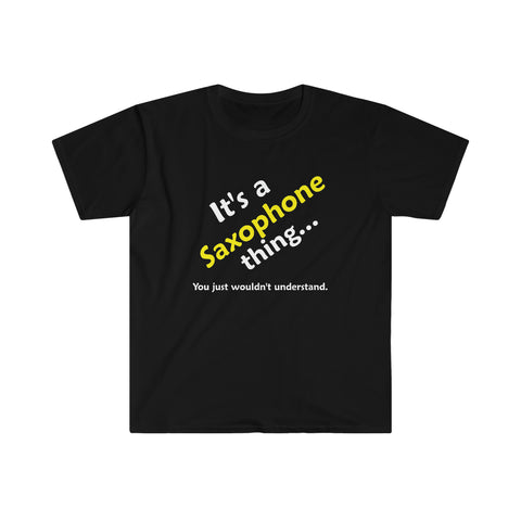 Saxophone Thing - Unisex Softstyle T-Shirt