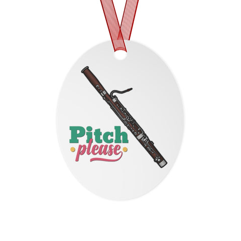 Pitch Please - Bassoon - Metal Ornament