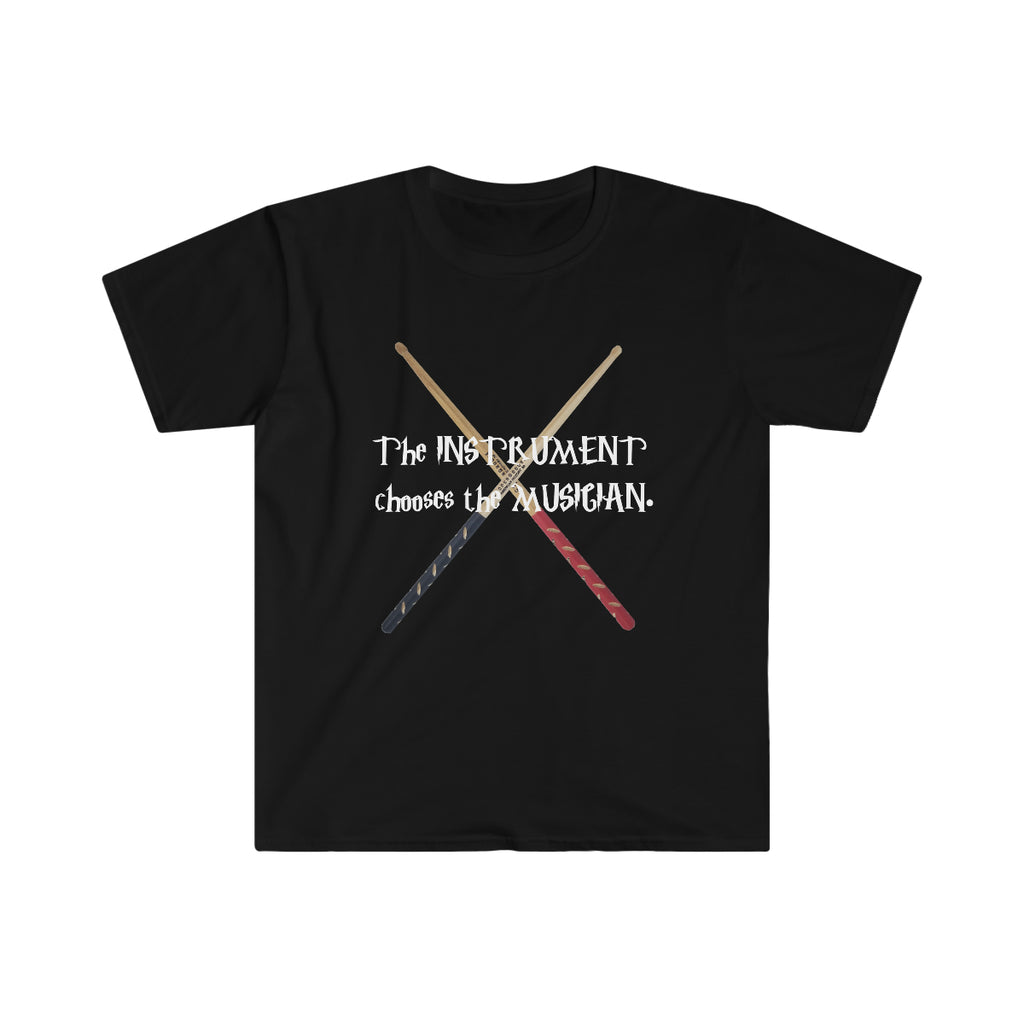 Instrument Chooses - Drumsticks 2 - Unisex Softstyle T-Shirt