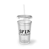 SPIN. Eat. Sleep. Repeat 9 - Color Guard - Suave Acrylic Cup