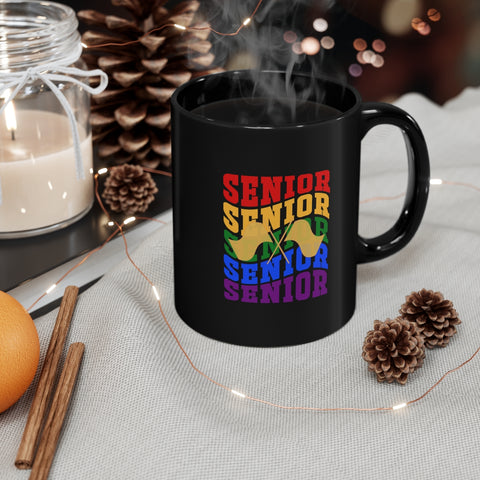 Senior Rainbow - Guard Flags - 11oz Black Mug
