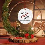 Oboe Thing 2 - Metal Ornament