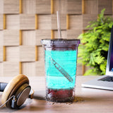 Vintage Turquoise Wood - Piccolo - Suave Acrylic Cup
