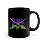GRL PWR - Flute - 11oz Black Mug