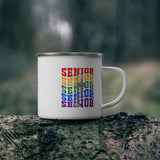 Senior Rainbow - Trumpet - Enamel Camping Mug