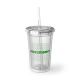 Percussionist - Retro - Green - Suave Acrylic Cup