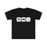 Eat, Sleep, Play - Tenor Sax - Unisex Softstyle T-Shirt